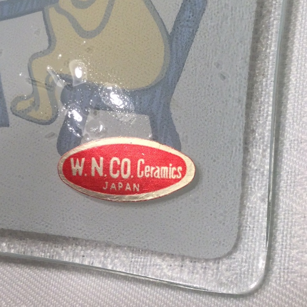Glass Novelty Dish Vintage W.N. Co. Ceramics Japan - Picture 4 of 5